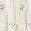 Warm White Chowkadi Motif Patterned Kurta Set